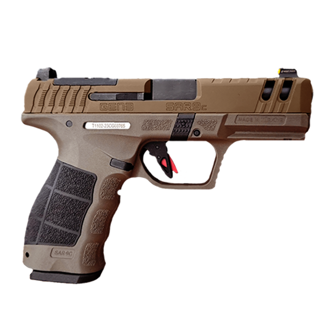 PISTOLA SAR 9C CAL. 380ACP CERAKOTE FDE